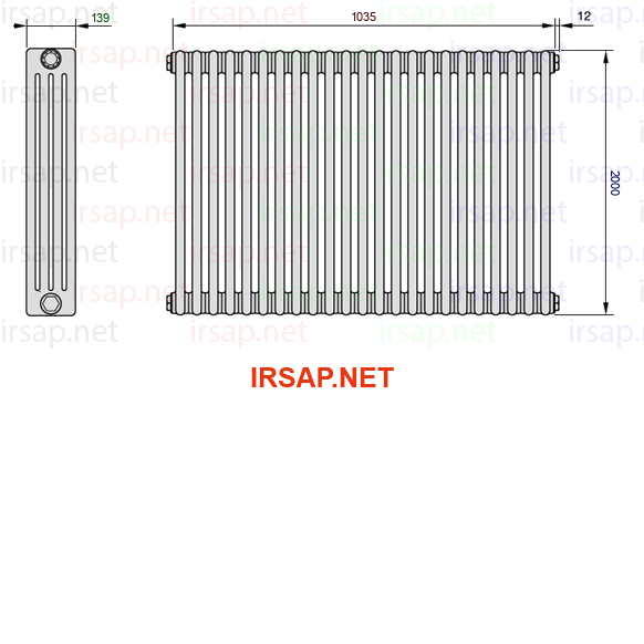 Радиатор IRSAP Tesi 42000/23 T22 CL 01